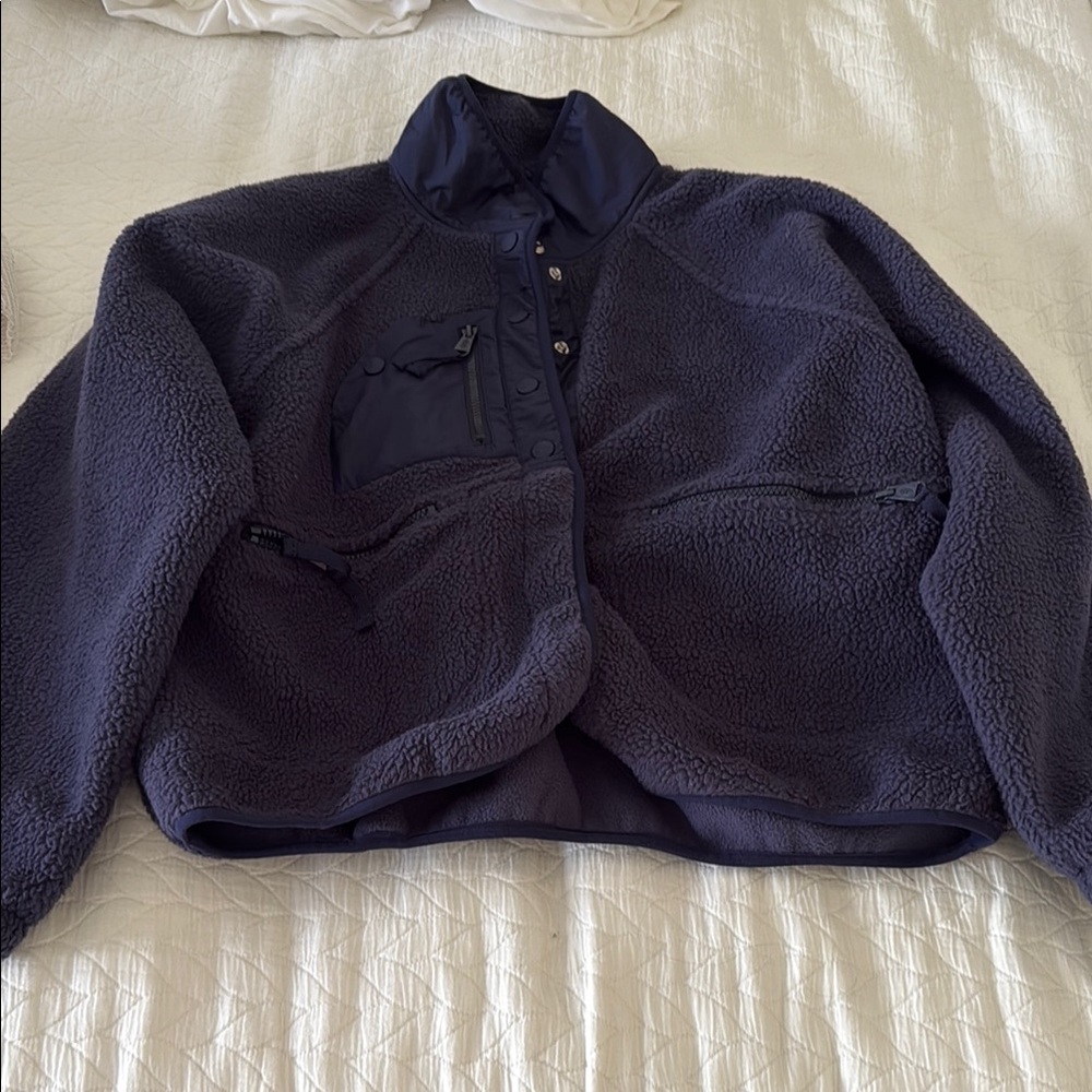 Free People Hit the Slopes fleece Jacket